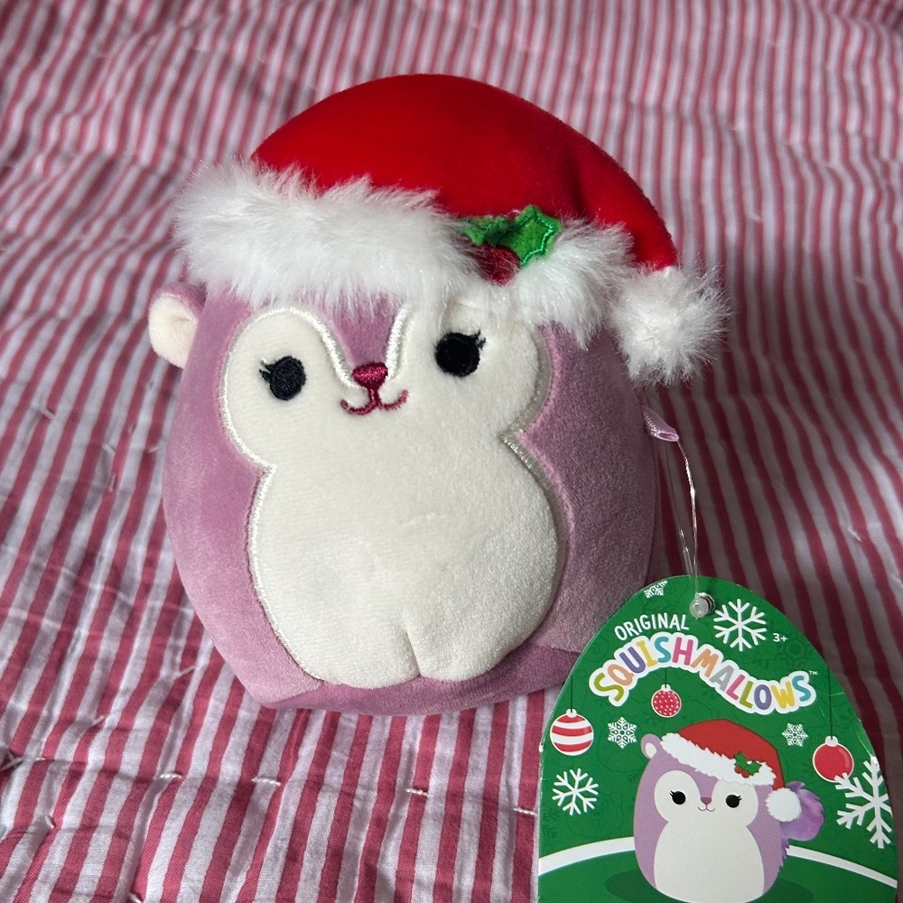 RARE squishmallow Christmas squirrel brand new with tags!!